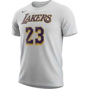 Nike Lakers T-Shirt Mens M White New James 23 Dri-FIT AR4887-109
